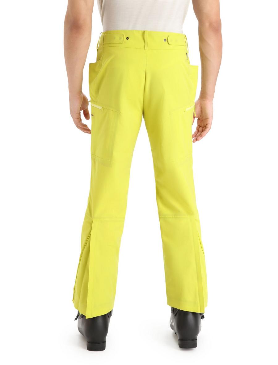 Pantalon Icebreaker Shell+™ Merino Homme Jaune | FR 1112CTVE